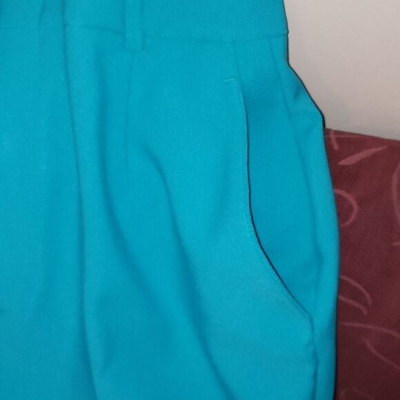 Haggar Reflections Blue Polyester Pants - Picture 4 of 9